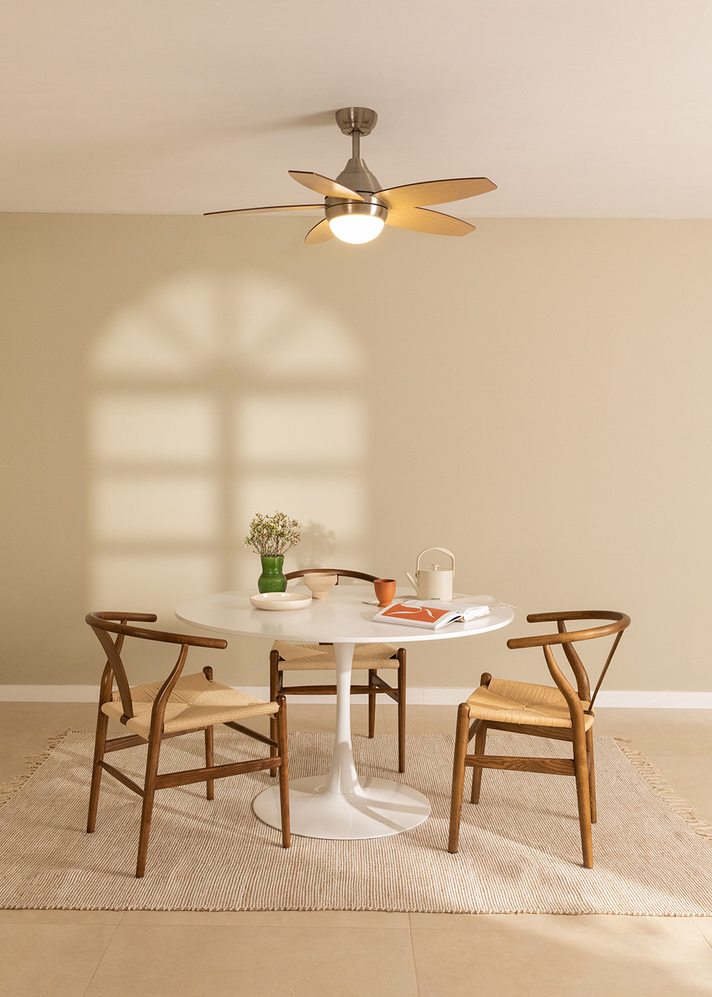 FLOWOOD STYLANCE NICKEL - Ceiling fan, imagen de galería 1