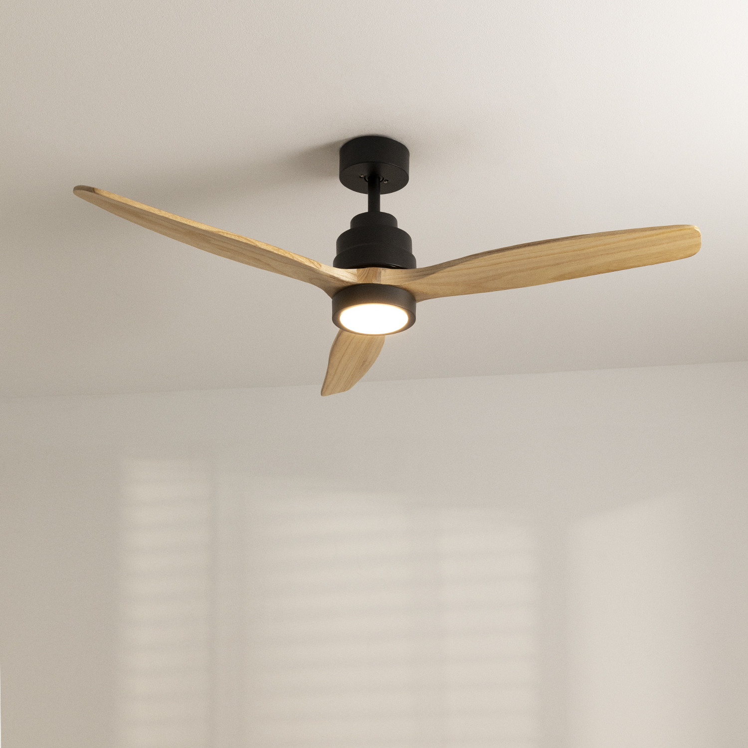 LED Decken Ventilator Lampe Wind Maschine Lüfter Raum Kühler Big Light 