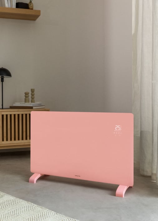 WARM CRYSTAL 2000W - Elektrischer Glaskonvektor mit WLAN