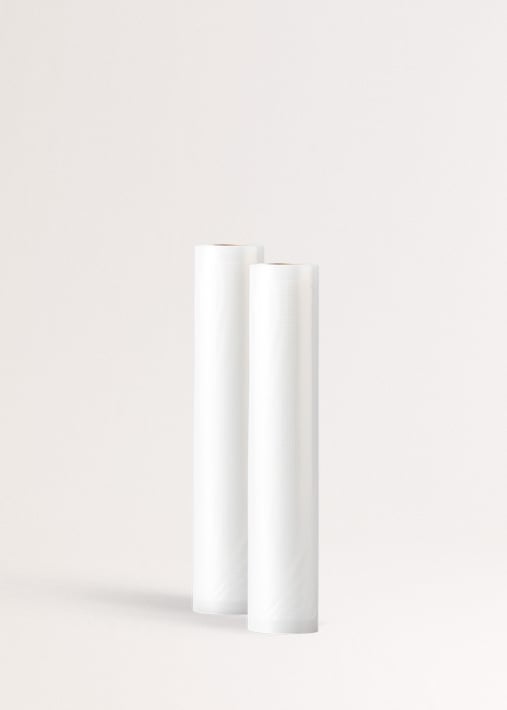 Packung mit 2 Rollen Vakuumbeutel für die Vakuumverpackung