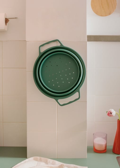 KITCHENWARE STUDIO - Faltbares Sieb für Lebensmittel
