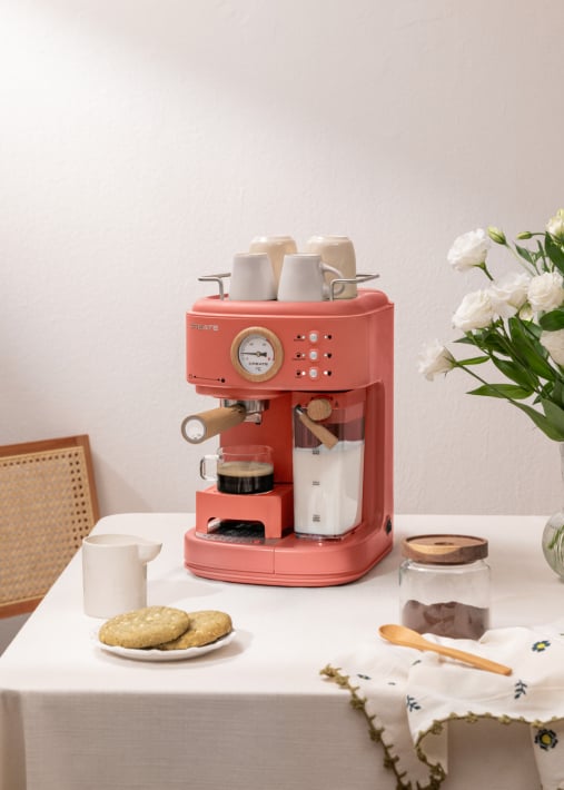 THERA RETRO PRO - Halbautomatische Espresso-Kaffeemaschine 20bar