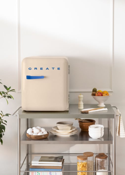 FRIDGE RETRO 48L - Kühlschrank im Retro-Stil