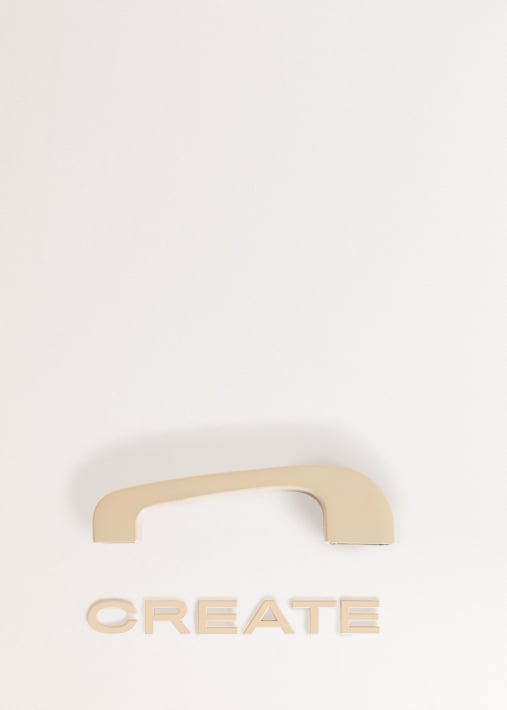 Set Griff und Logo für FRIDGE RETRO