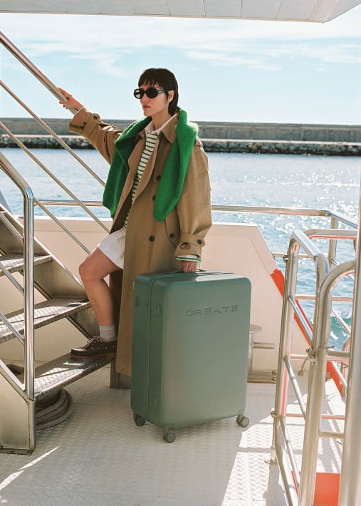 LUGGAGE STUDIO - Harter Koffer aus Polycarbonat mit TSA-Schloss und multidirektionalen Rädern