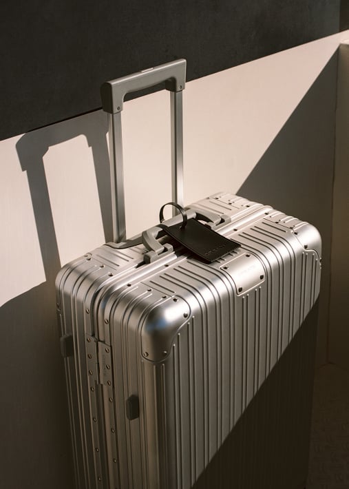 LUGGAGE ALUMINIUM - Hartschalenkoffer aus Aluminium mit TSA-Schloss und multidirektionalen Rollen