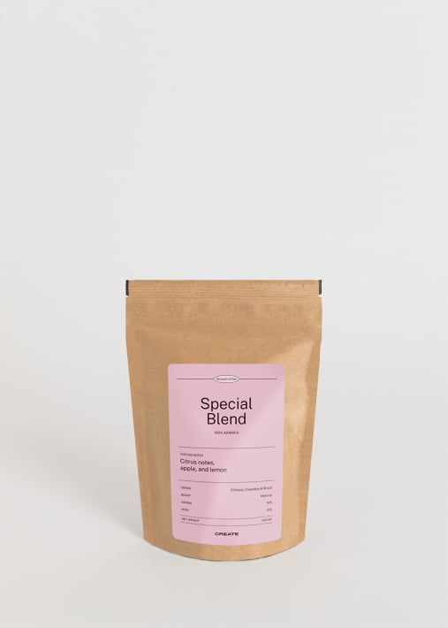 SPECIAL BLEND KAFFEE 100 % ARABICA -  Spezialkaffee-Mischung, ganz und gemahlen, verschiedene Größen