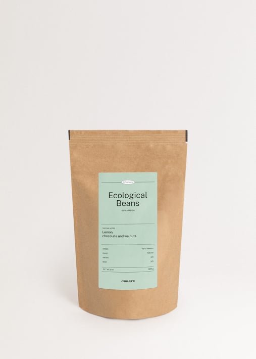 BIOKAFFEE 100 % ARABICA - Ökologischer Kaffee in Bohnen und gemahlen in verschiedenen Größen