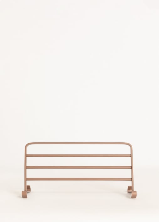 Handtuchablage mit Haken und 3 Stangen für Badheizkörper WARM TOWEL