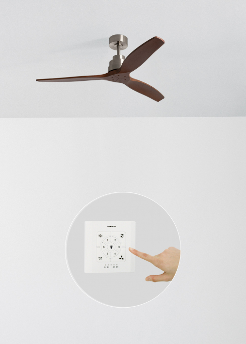 WIND STYLANCE - Leiser 40-W-Deckenventilator mit Flügeln aus technischem ABS, in verschiedenen Größen erhältlich