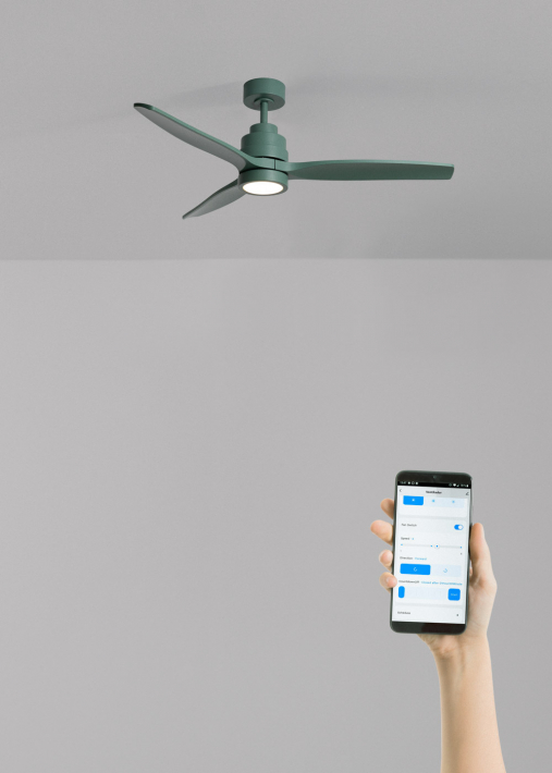 WIND STYLANCE - Leiser 40-W-Deckenventilator mit Flügeln aus technischem ABS, in verschiedenen Größen erhältlich