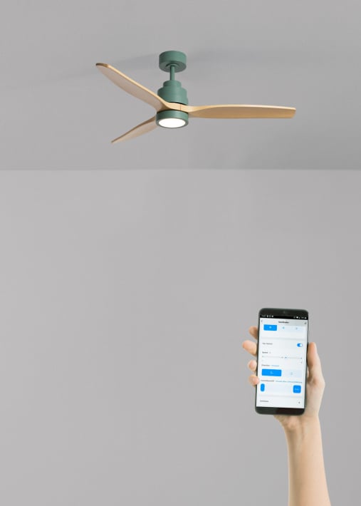 WIND STYLANCE - Leiser 40-W-Deckenventilator mit Flügeln aus technischem ABS, in verschiedenen Größen erhältlich