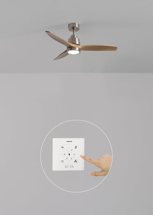 WIND STYLANCE - Leiser 40-W-Deckenventilator mit Flügeln aus technischem ABS, in verschiedenen Größen erhältlich