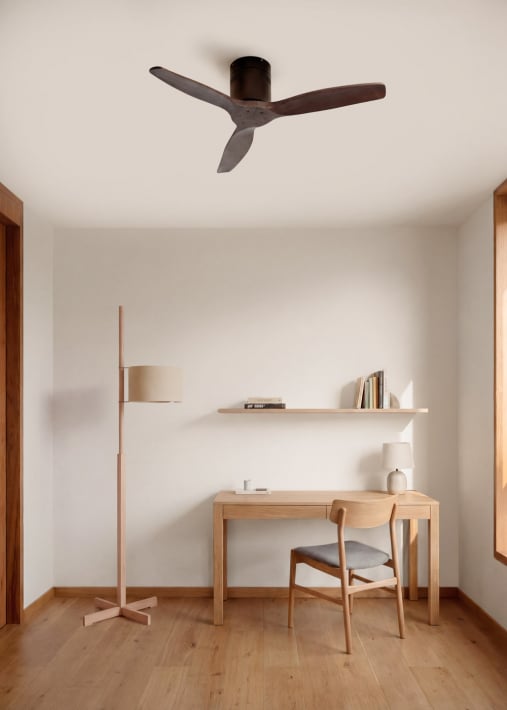 WIND CALM NATURAL WOOD - Leiser Deckenventilator 40W 100% Holz