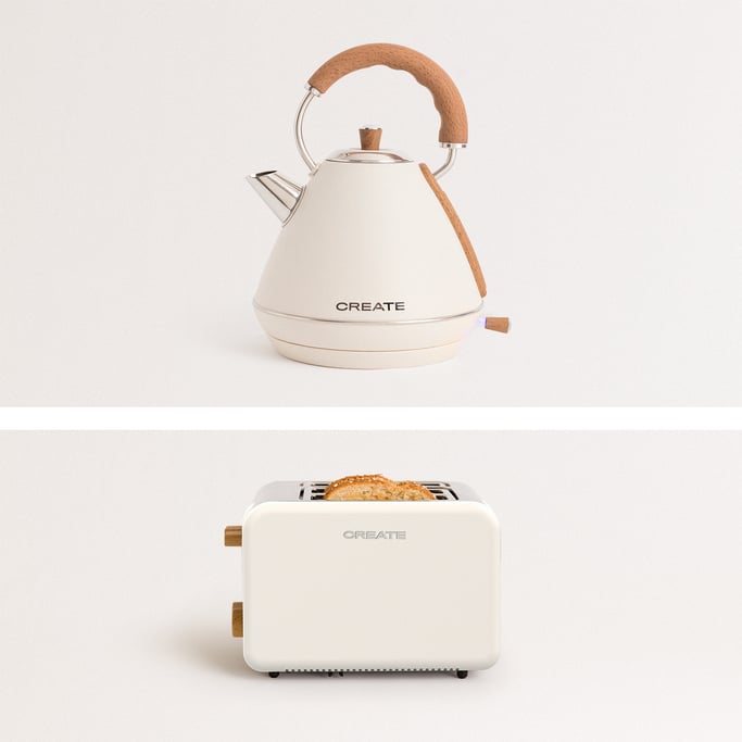 PACK - TOAST RETRO Brot Toaster + KETTLE RETRO Kessel, imagen de galería 1