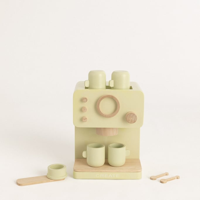 THERA KIDS - Spielzeug-Kaffeemaschine aus Holz, imagen de galería 1