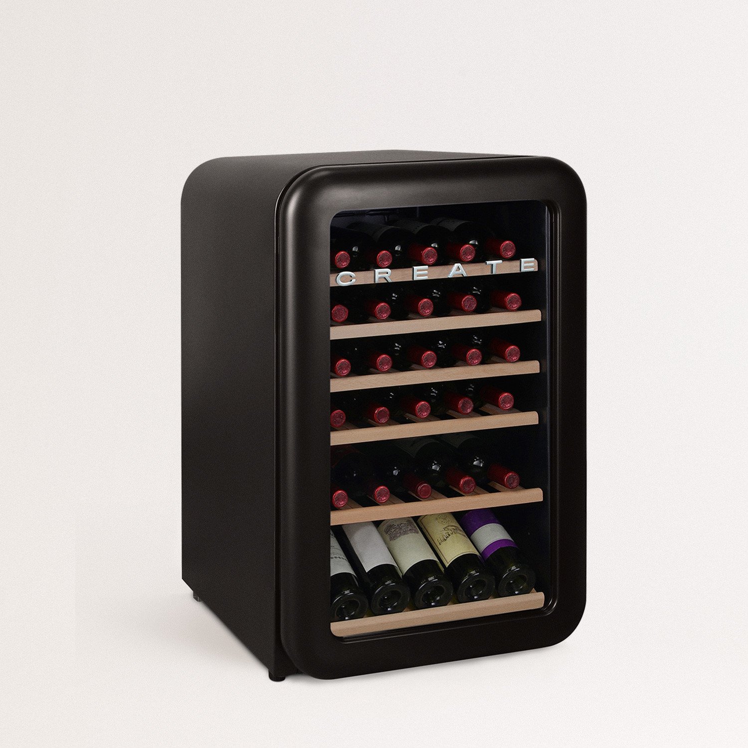 WINCOOLER RETRO XL Elektrischer Weinkeller mit 45 Flaschen Create