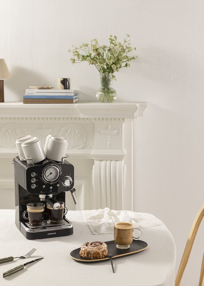 THERA RETRO GLOSS - Espresso-Kaffeemaschine mit glänzender Oberfläche, imagen de galería 1