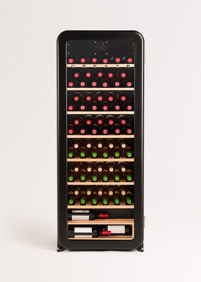 WINCOOLER RETRO XXL - Elektrischer Weinkühlschrank für 76 Flaschen, Galeriebild 2