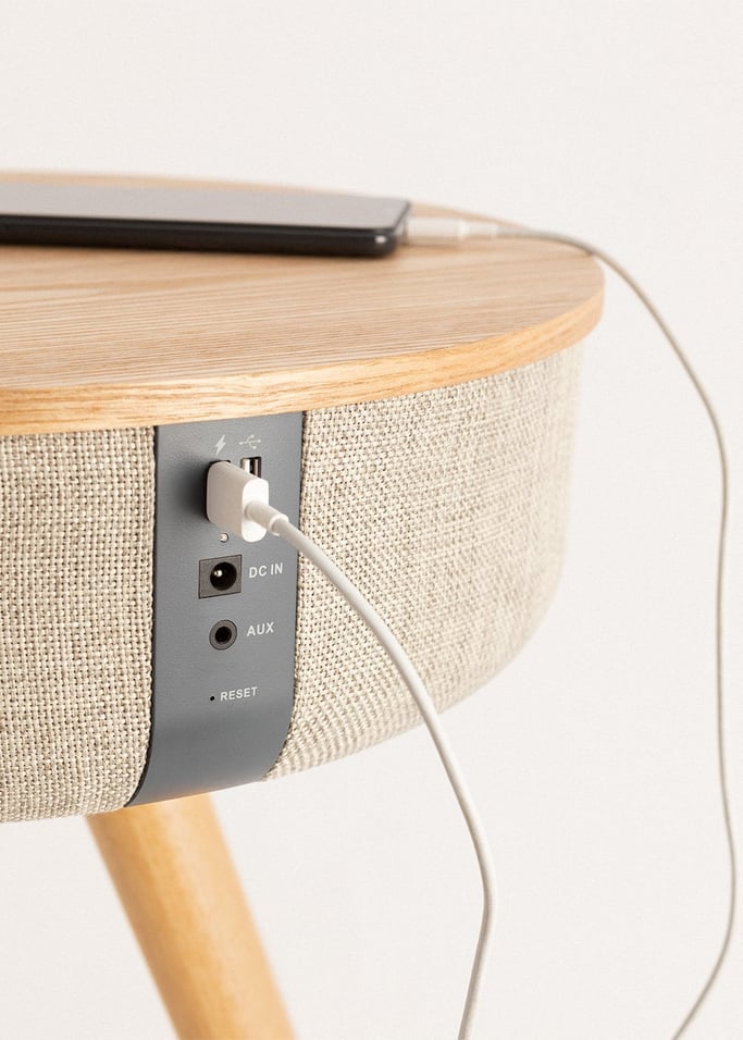SPEAKER TABLE 360 - Tischlautsprecher mit 360°-Rundum-Sound, Bluetooth und kabelloser Ladefunktion, Galeriebild 7