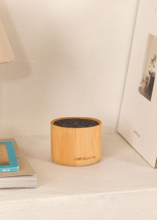 Kaufen SPEAKER MINI BAMBOO - Bluetooth-Lautsprecher aus Bambus