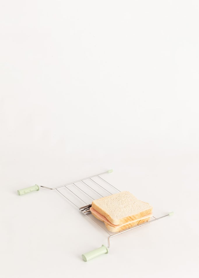 Pack TOAST RETRO Klein Toaster für breite Scheiben + 2 SANDWICHZANGEN, Galeriebild 5