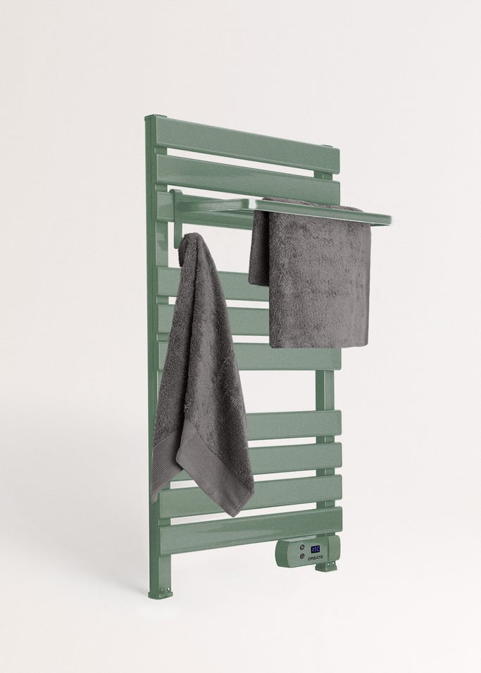 Handtuchablage mit Haken und 3 Stangen für Badheizkörper WARM TOWEL, Galeriebild 2