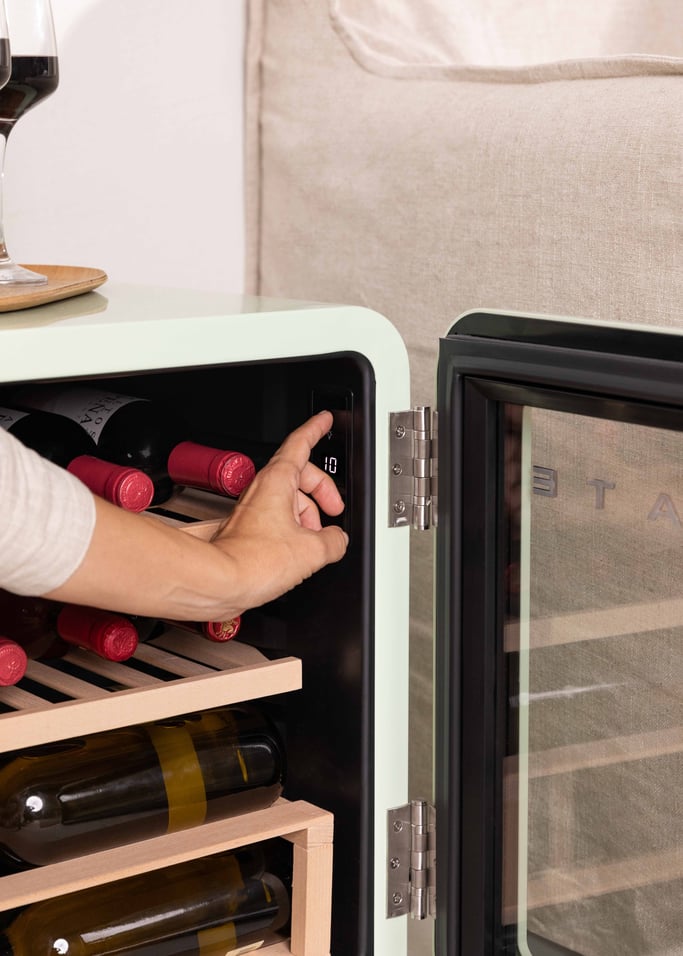 WINECOOLER RETRO M - Elektrischer Weinkühlschrank für 12 Flaschen, Galeriebild 2