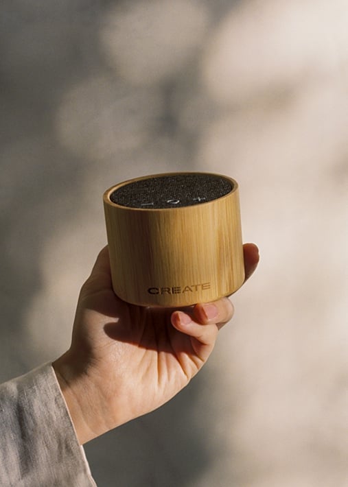 Kaufen SPEAKER MINI BAMBOO - Bluetooth-Lautsprecher aus Bambus