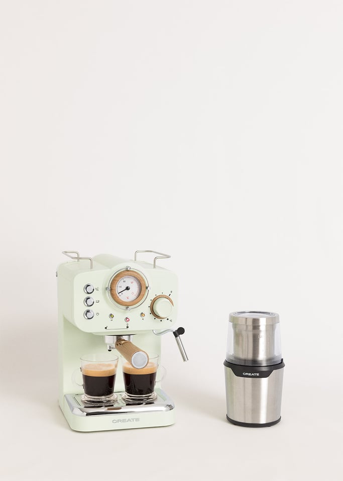 Pack THERA RETRO MATT Espresso-Kaffeemaschine + MILL PRO Kaffeemühle, Galeriebild 1