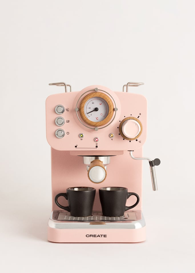 Pack TOAST RETRO Toaster + THERA RETRO MATT Espresso-Maschine mit mattem Finish, Galeriebild 2