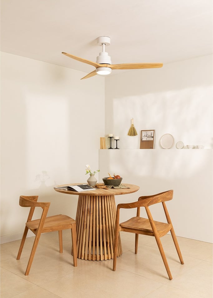 WIND STYLANCE - Leiser Deckenventilator 40W 100% Holz verschiedene Größen, Galeriebild 2