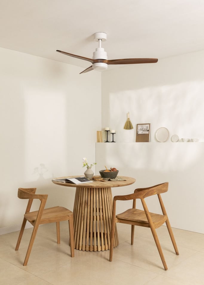 WIND STYLANCE - Leiser Deckenventilator 40W 100% Holz verschiedene Größen, Galeriebild 1