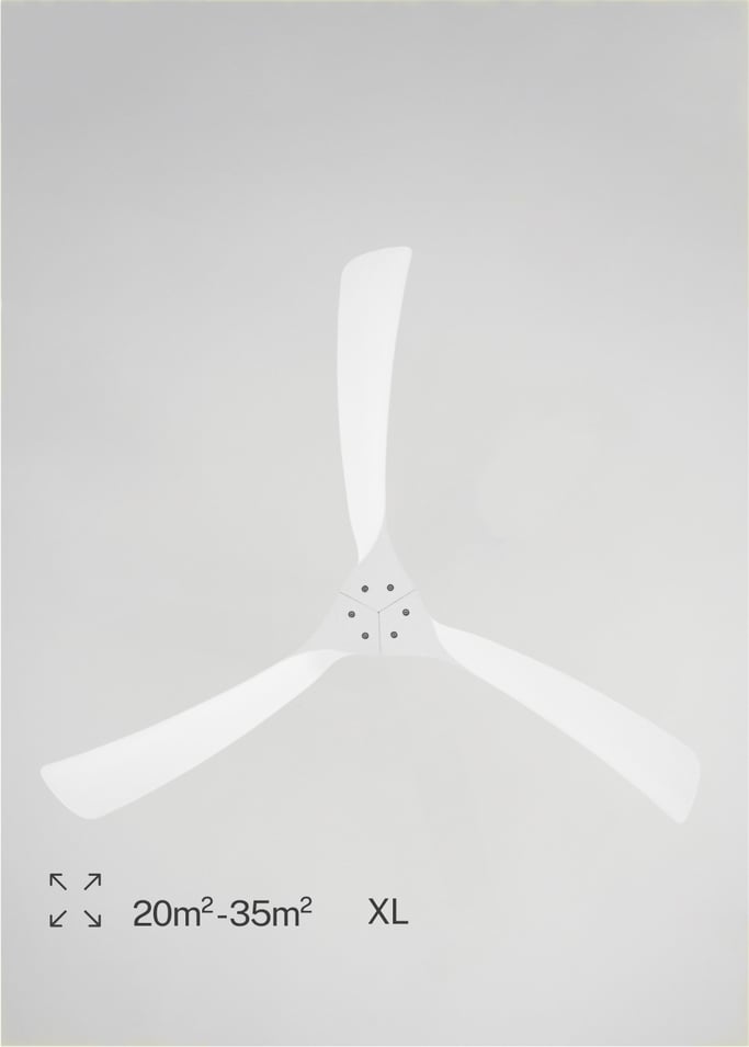 WIND LARGE - Leiser Deckenventilator 40W Ø152 cm 100% Holz, Galeriebild 5