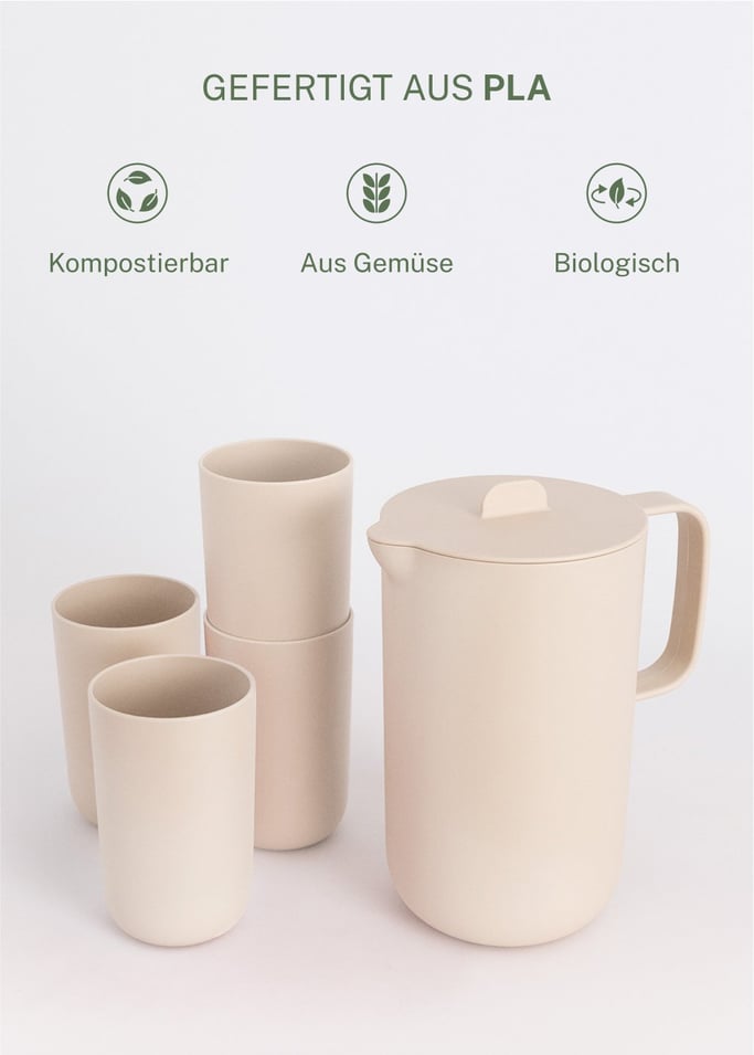 KITCHENWARE OUTDOOR ECO - Set mit einem Krug (2 l) und 4 Bechern (500 ml), Galeriebild 3