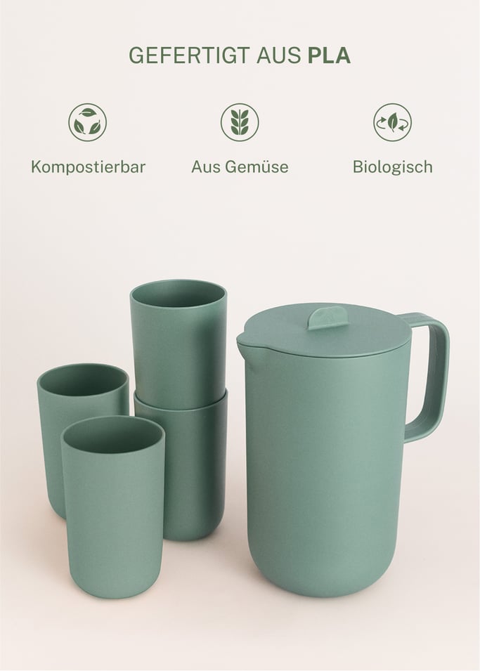 KITCHENWARE OUTDOOR ECO - Set mit einem Krug (2 l) und 4 Bechern (500 ml), Galeriebild 3