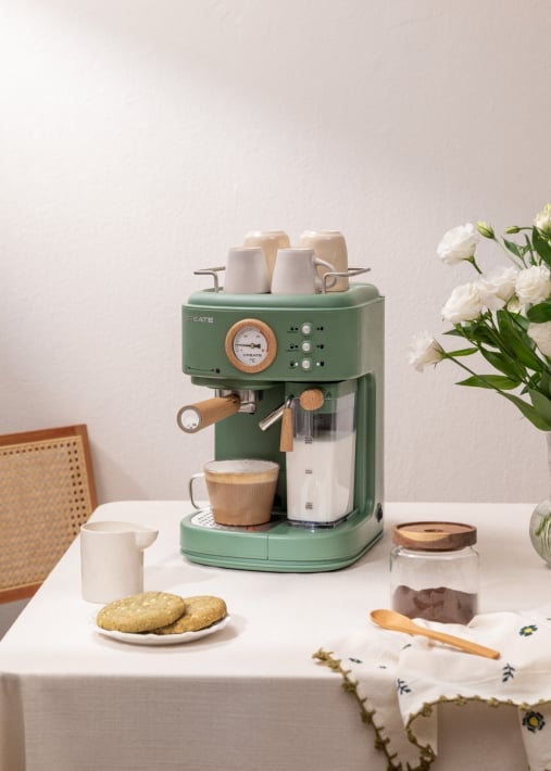 Kaufen THERA RETRO PRO - Halbautomatische Espresso-Kaffeemaschine 20bar