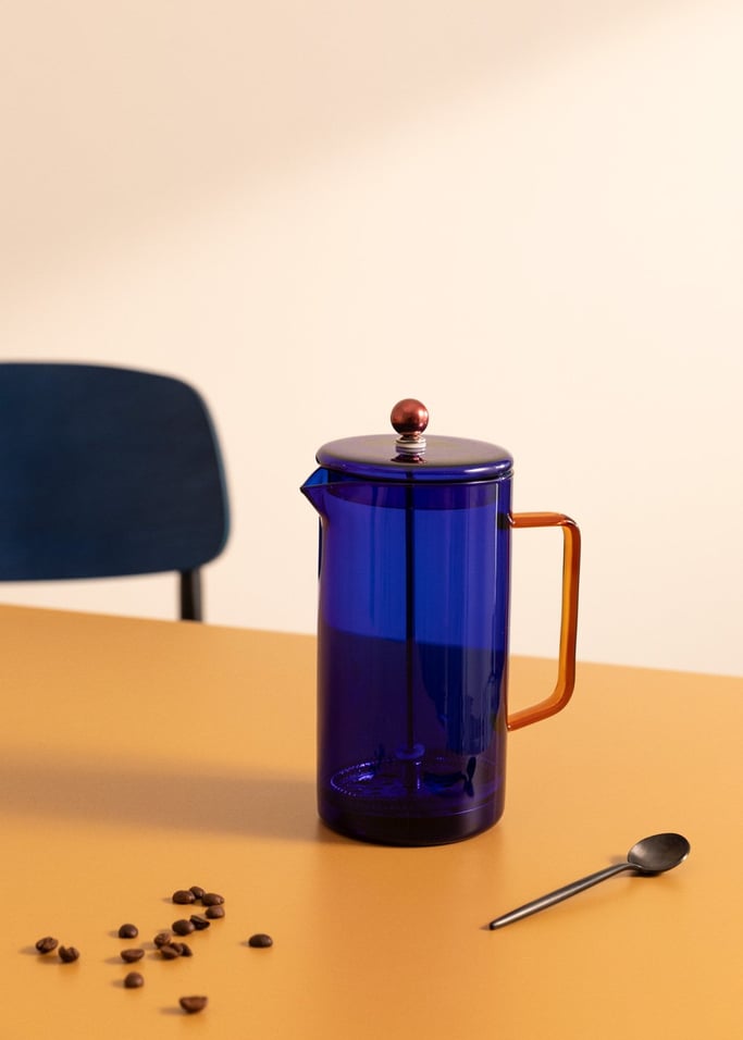 AMBAR COLLECTION - Kaffeekanne 670 und 500ml aus Borosilikatglas, Galeriebild 1