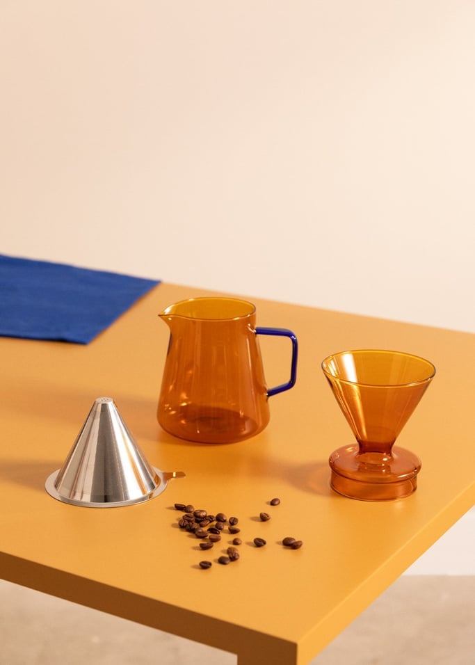 AMBAR COLLECTION - Kaffeekanne 500ml aus Borosilikatglas, Galeriebild 6