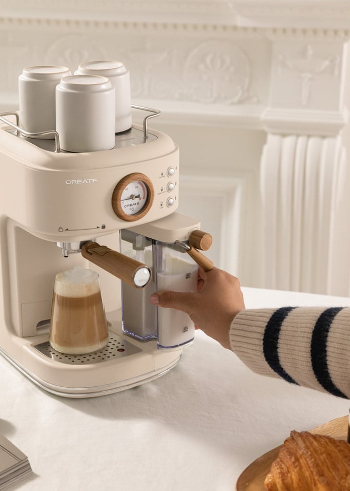 THERA RETRO PRO - Halbautomatische Espresso-Kaffeemaschine 20bar, Galeriebild 3