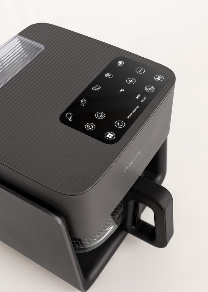 AIR FRYER STUDIO CRYSTAL - 4,2L Glas-Heißluftfritteuse mit optionalem Dampfgarer, Galeriebild 7