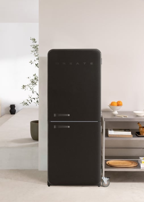 Kaufen FRIDGE RETRO COMBI - Retro-Stil Kombikühlschrank 401L