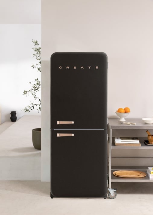 Kaufen FRIDGE RETRO COMBI - Retro-Stil Kombikühlschrank 401L