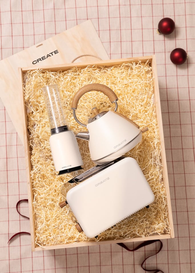 TEA TIME BOX - Geschenkbox mit Wasserkocher + Toaster + Standmixer , Galeriebild 1