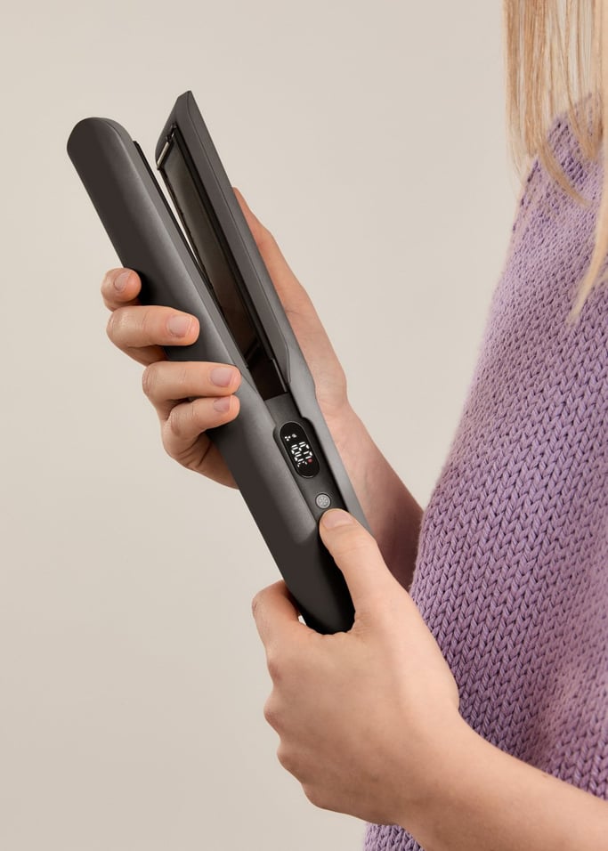 CERAMIC AIR STYLER DUAL - Ionen-Haartrockner-Glätteisen 2-in-1 für nasses oder trockenes Haar mit Keramikbeschichtung, Galeriebild 2