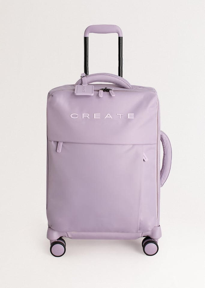 LUGGAGE STUDIO SOFT - Weicher Koffer aus Polyester mit TSA-Schloss und multidirektionalen Rädern, Galeriebild 1