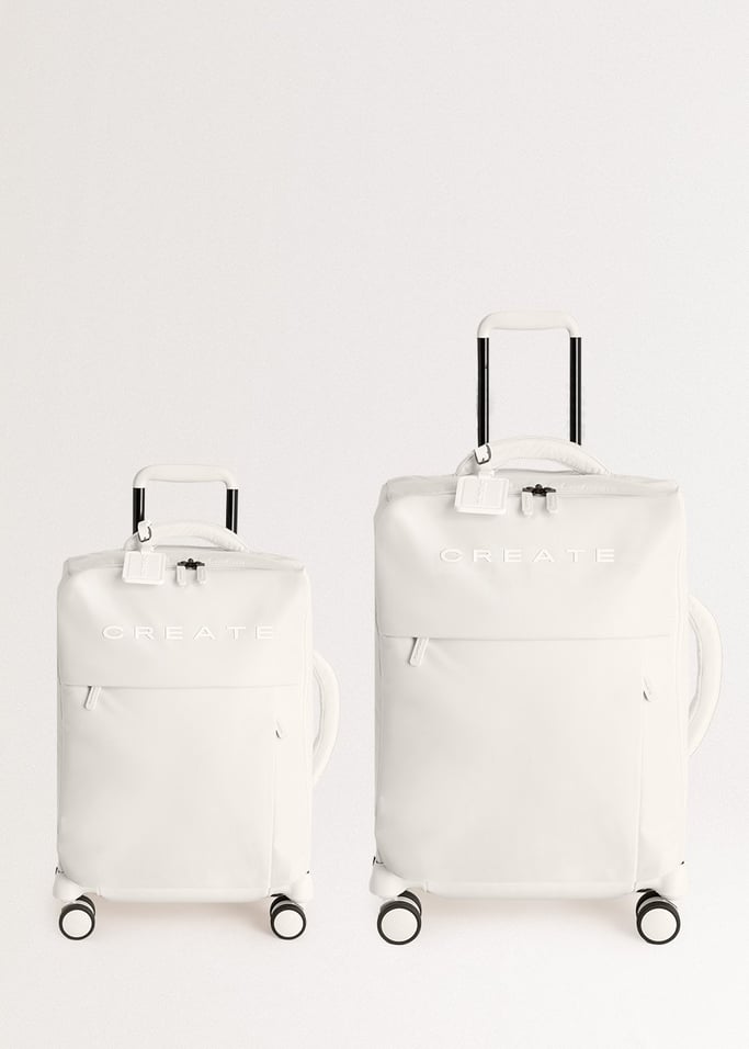 LUGGAGE STUDIO SOFT - Weicher Koffer aus Polyester mit TSA-Schloss und multidirektionalen Rädern, Galeriebild 1