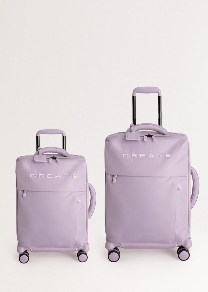 LUGGAGE STUDIO SOFT - Weicher Koffer aus Polyester mit TSA-Schloss und multidirektionalen Rädern, Galeriebild 1