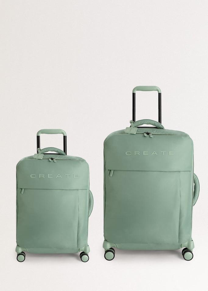 LUGGAGE STUDIO SOFT - Weicher Koffer aus Polyester mit TSA-Schloss und multidirektionalen Rädern, Galeriebild 1