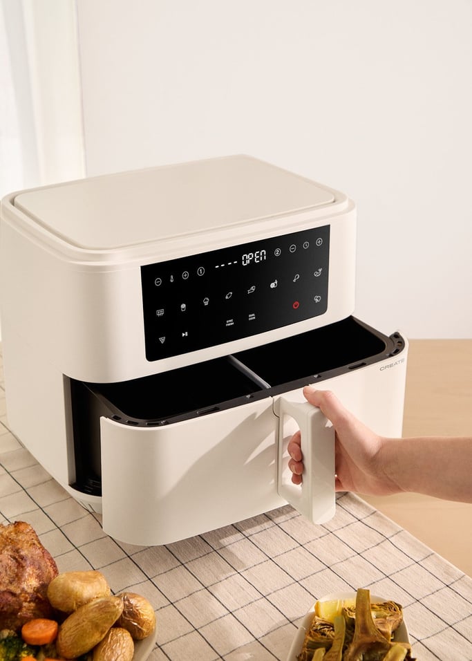 AIR FRYER DUAL - Heißluftfritteuse 10 L mit Trenner, Galeriebild 3